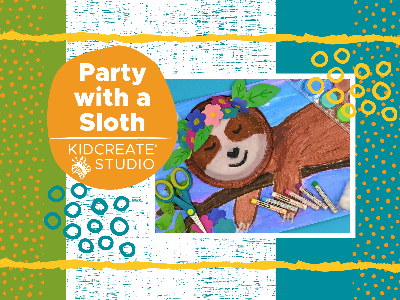 Kidcreate Studio - Alexandria. Party with a Sloth (9:00-12:00)